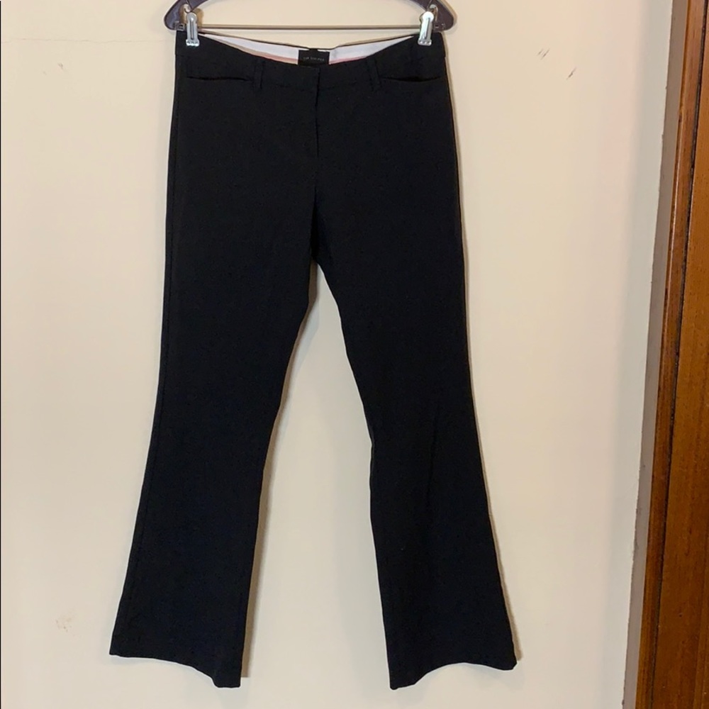 Wide leg black dress pants, The Limited 6